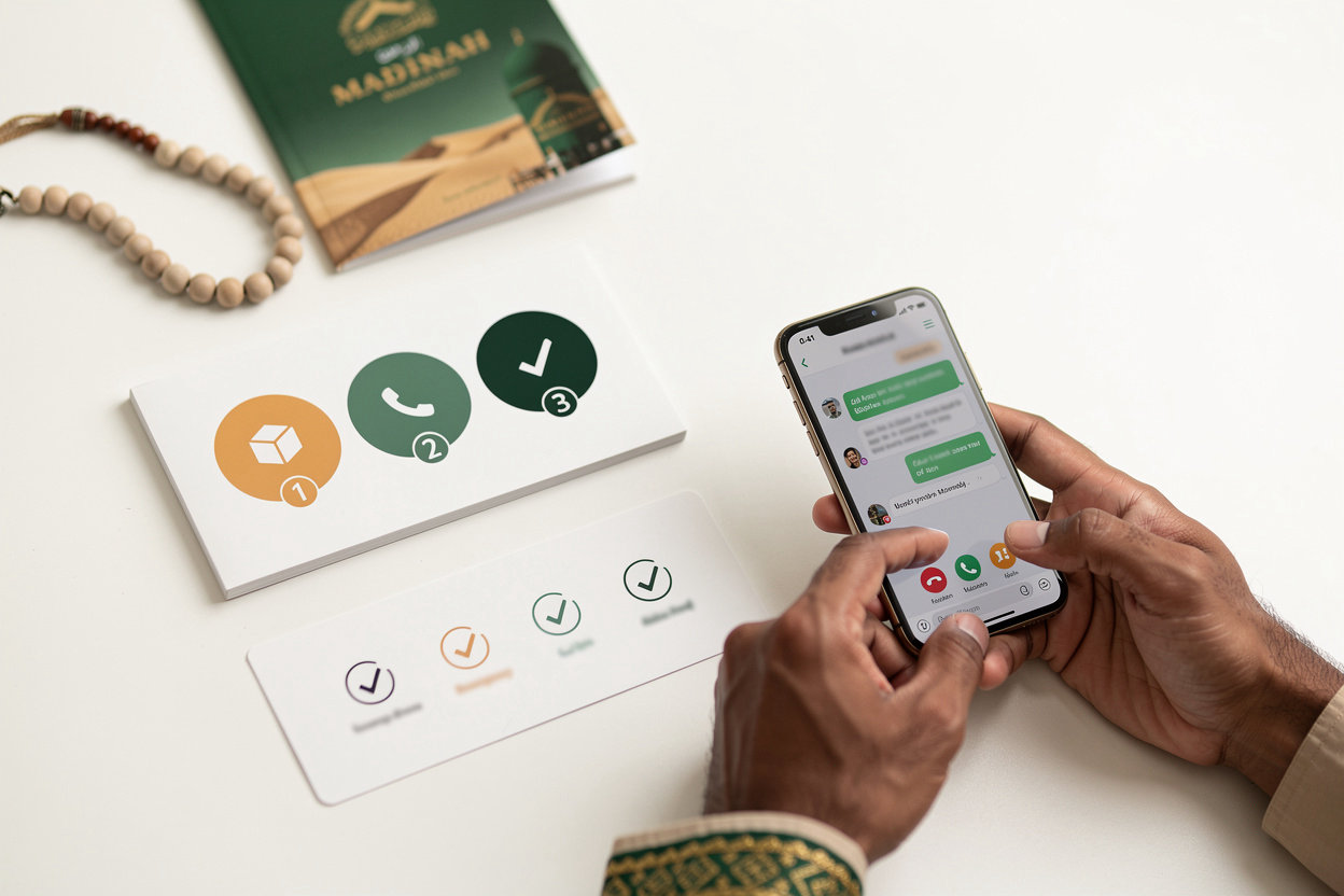 Madinah Tours عملية الحجز السهلة والسريعة للخدمات السياحية الشاملة